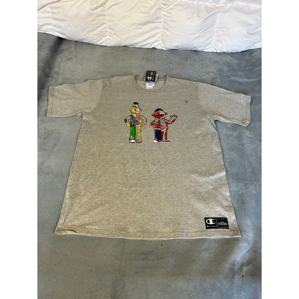 NWT Champion x Jason Freeny Bert and Ernie T-Shirt Men's XL